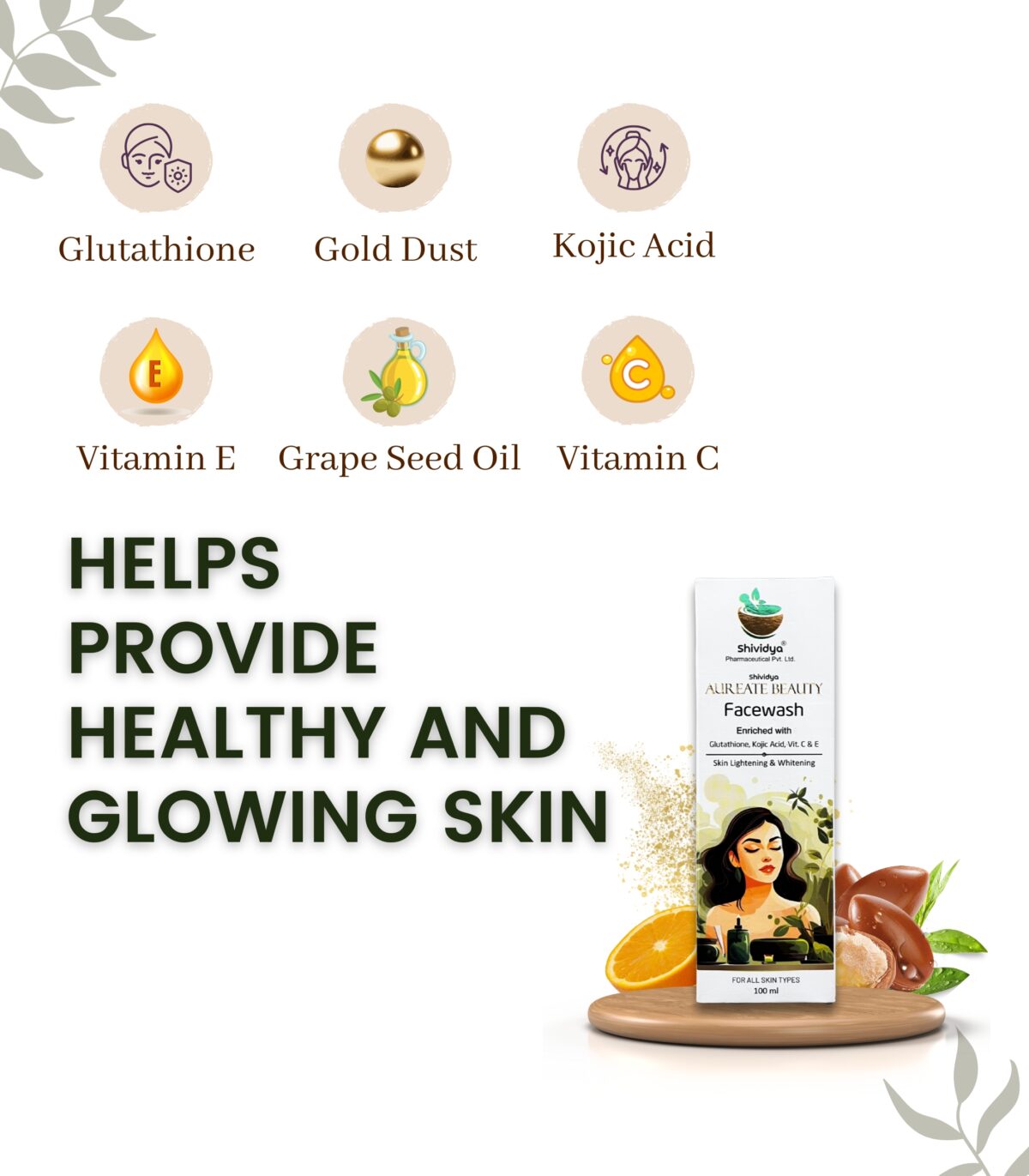 Aureate Gold Beauty Face Wash - Image 3